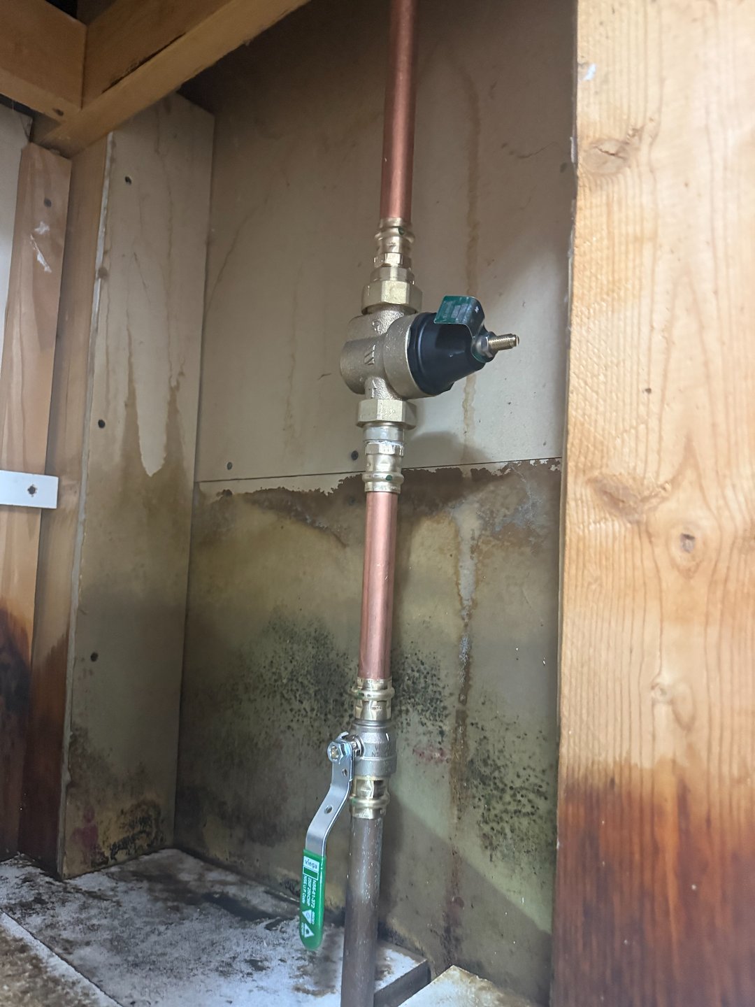 Installed New Main Shutoff And Pressure Regulator Powder Springs  